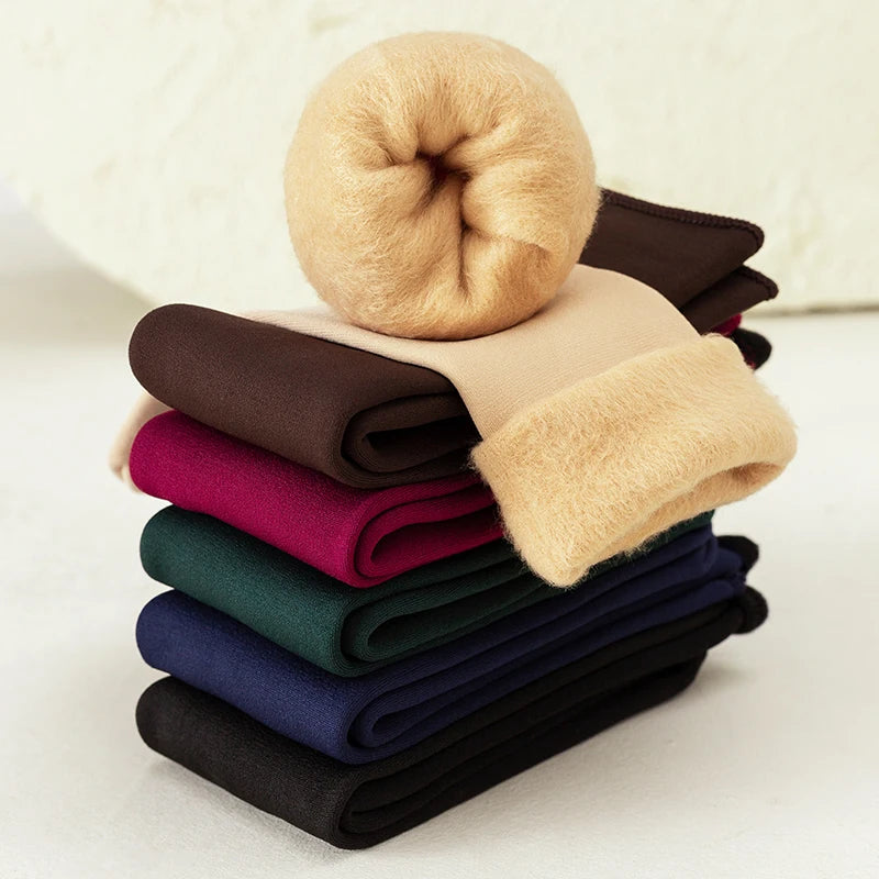Pack 12 Pares de Calcetines Térmicos Forrados para Invierno