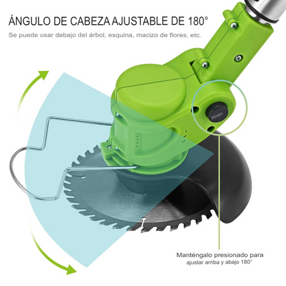 Podadora Cortacésped Inalámbrica Profesional + Batería 96V de Regalo y Accesorios