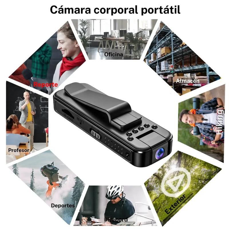 Mini Cámara Portátil - Ligera y con Visión Nocturna