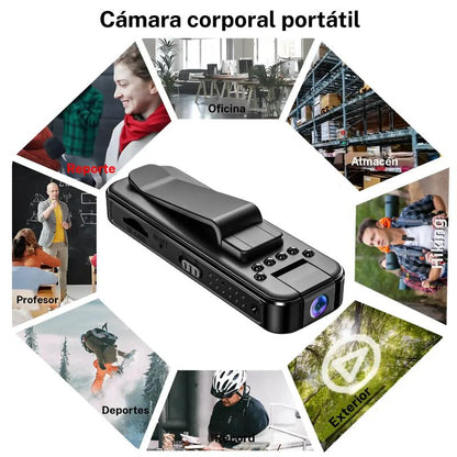 Mini Cámara Portátil - Ligera y con Visión Nocturna