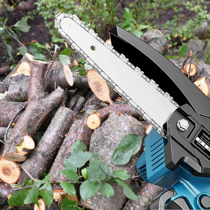 Motosierra Portátil Profesional 48V + 2 Baterías + Accesorios de Regalo