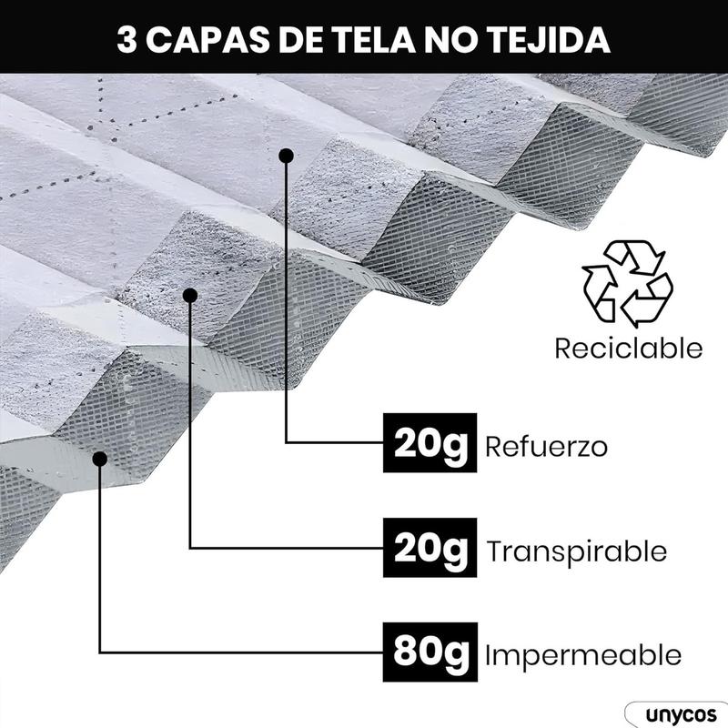Pack de 6 Bolsas Organizadoras de 90L para Ropa, Sábanas y Edredones