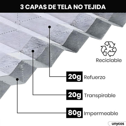 Pack de 6 Bolsas Organizadoras de 90L para Ropa, Sábanas y Edredones