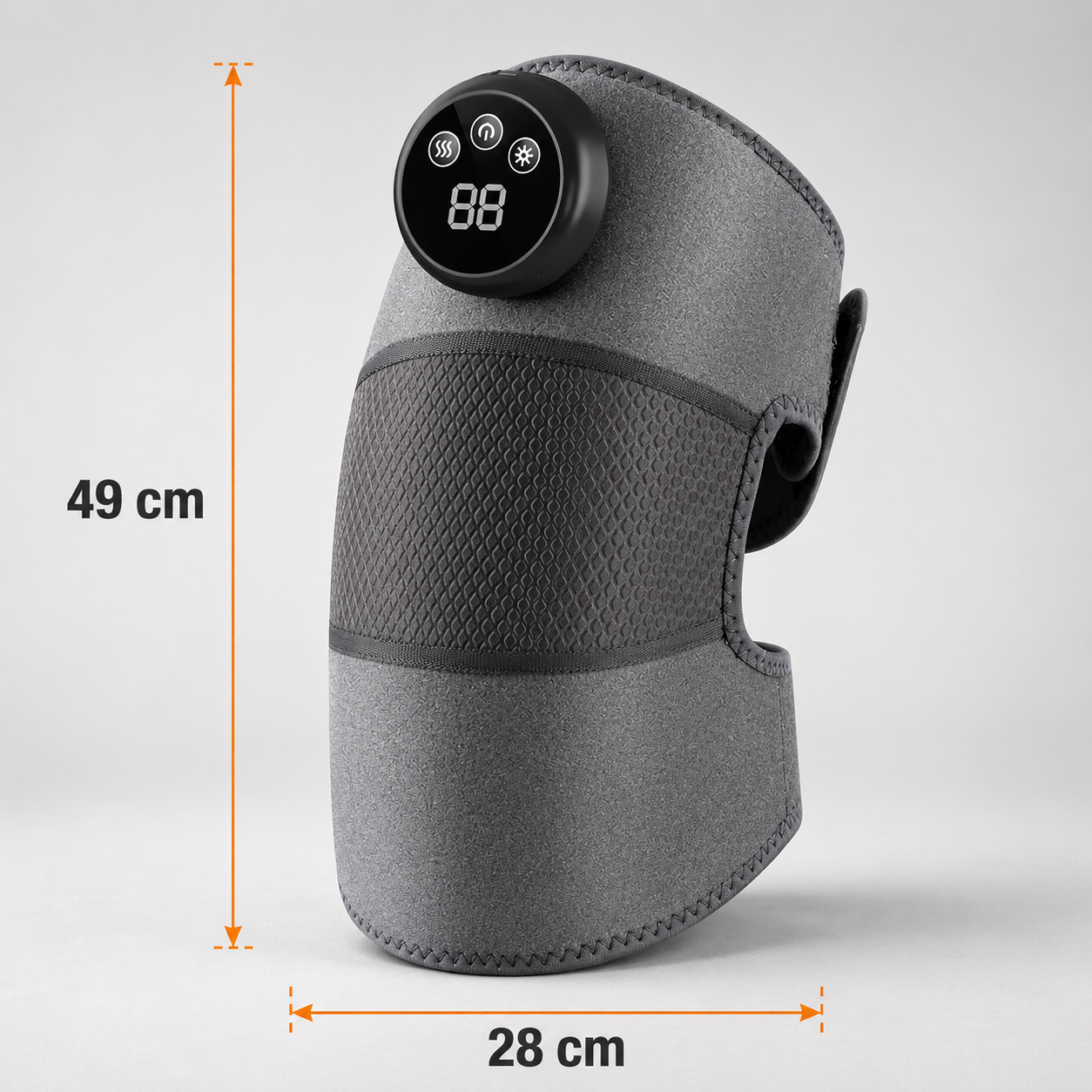 Masajeador Eléctrico Inalámbrico de Rodilla 3 en 1 - Calor, Vibración y Compresión