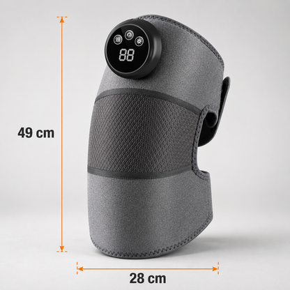 Masajeador Eléctrico Inalámbrico de Rodilla 3 en 1 - Calor, Vibración y Compresión