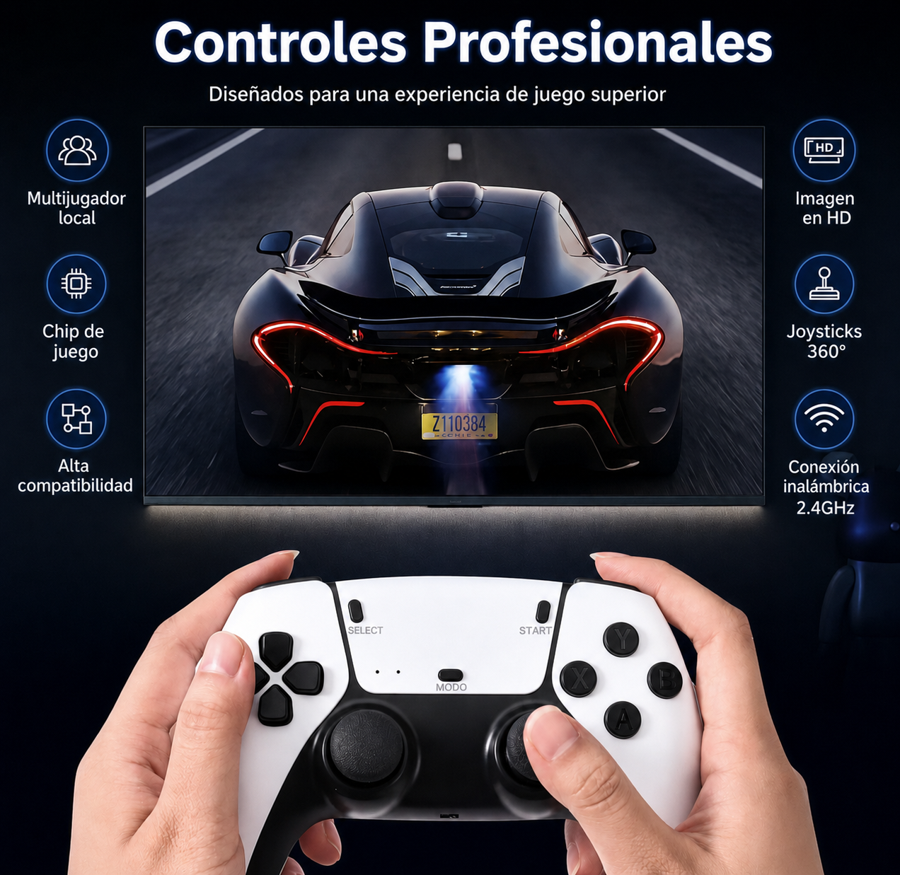 Consola Retro 4K con 23 Emuladores y Más de 20.000 Juegos