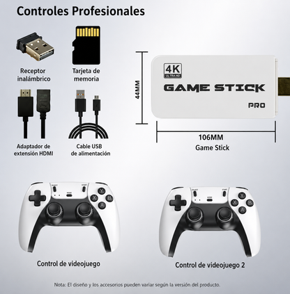 Consola Retro 4K con 23 Emuladores y Más de 20.000 Juegos