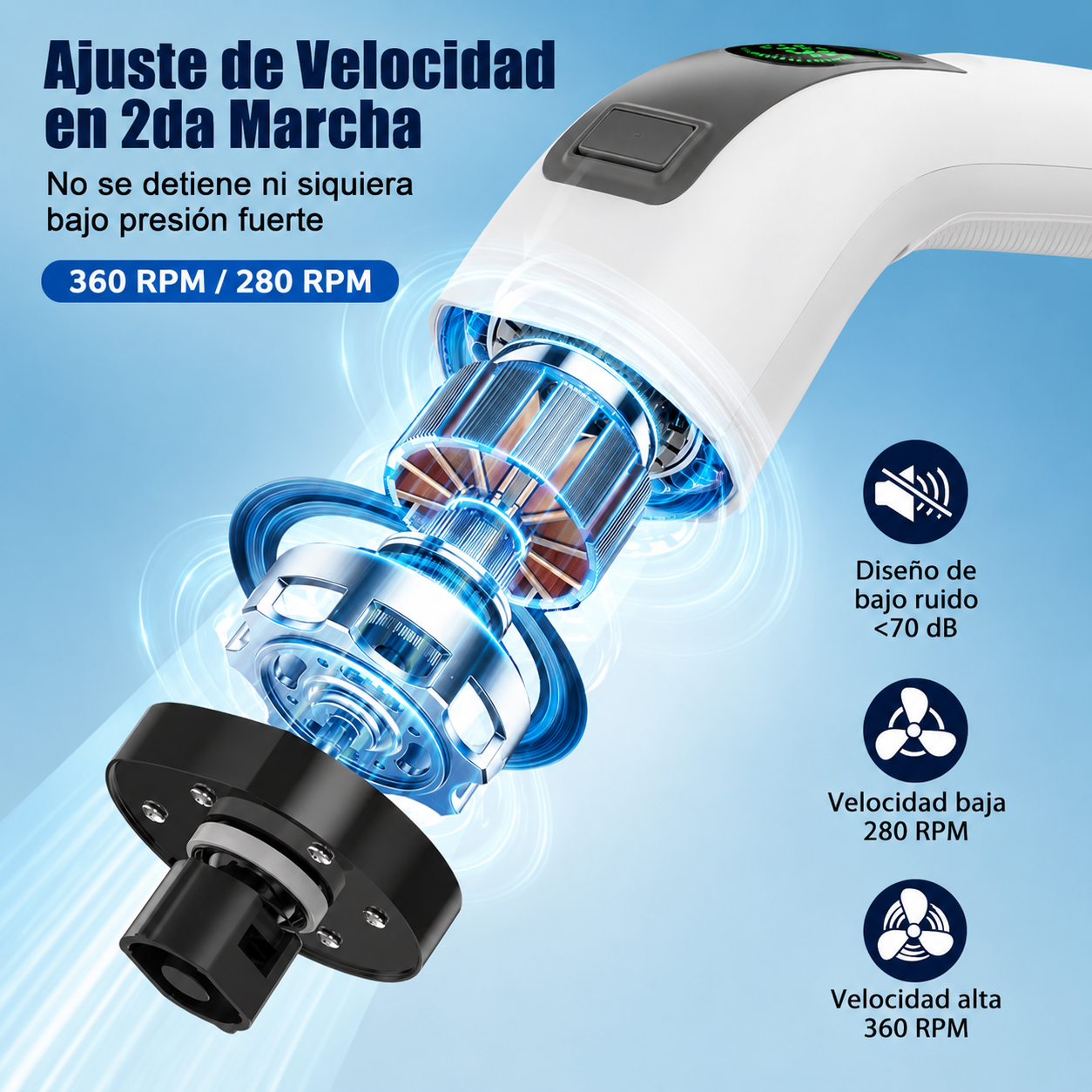 Cepillo Eléctrico Inalámbrico Recargable 9 en 1 para Limpieza