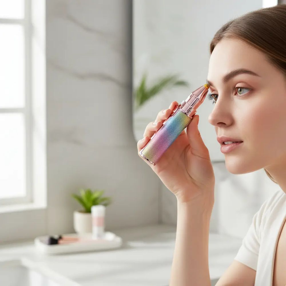 Depiladora Eléctrica Facial y de Cejas de Alta Precisión