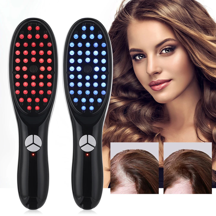 Cepillo Glow RedLight® - Rejuvenecedor de Cabello 5 en 1