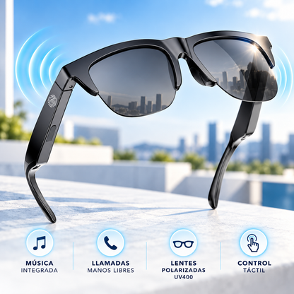 Gafas de Sol Inteligentes Unisex con Bluetooth, Audio y Llamadas